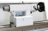 This heavy duty 2-Speed Tailstock has a 5MT quill. It also has a tag along feature, which enables the user to attach it to the carriage and pull it using the feeds.